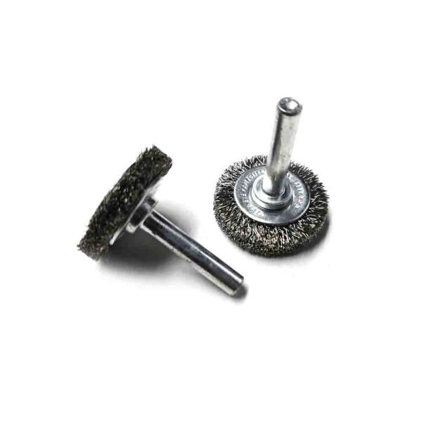 Buy cheap Finishing Circular Flat Crimped Steel Wire End Radial Brush from wholesalers