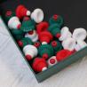 Buy cheap Wholesale 100% Safe Bpa free Silicone Bead with 3D Christmas Hat Focals - Non-toxic from wholesalers