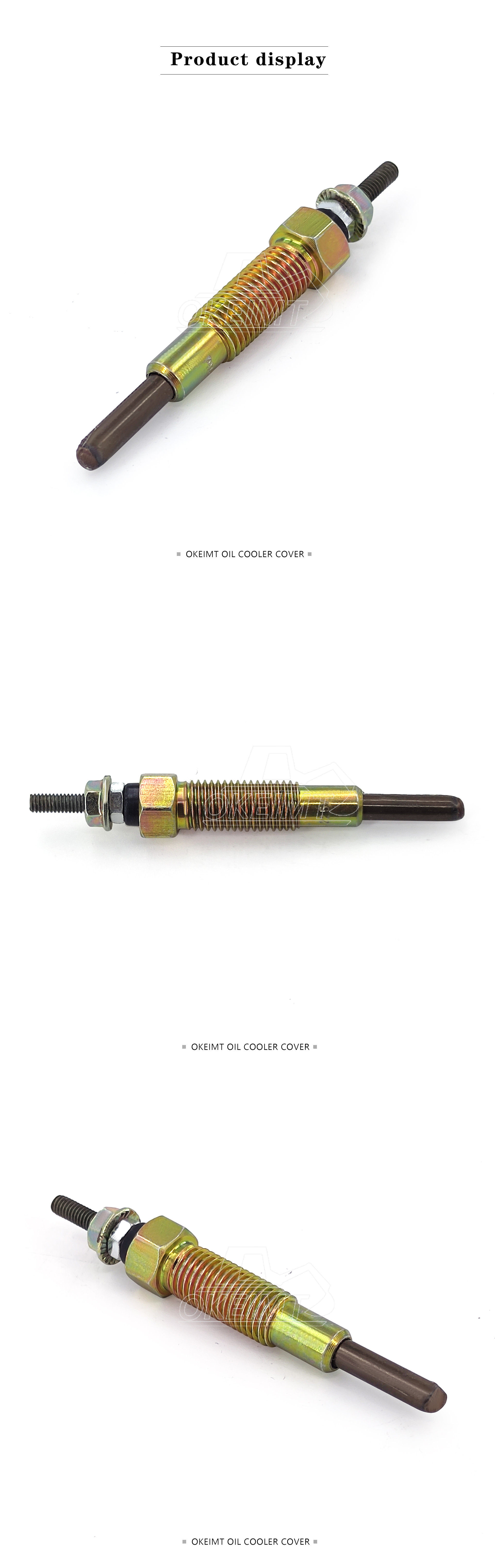 Diesel Engine Parts 24V Glow Plug For Mitsubishi 4M40