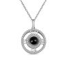 Buy cheap 0.28in 0.17oz Custom Silver Necklaces Girlfriend Projective Photo Necklace ODM from wholesalers