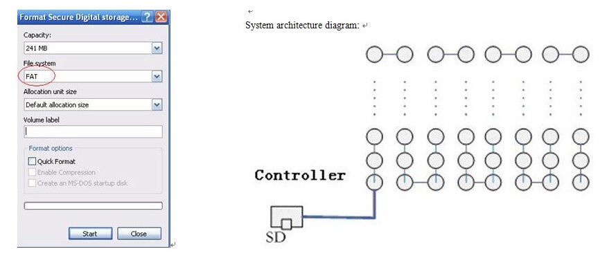 T1000S SD Card WS2801 WS2811 WS2812B LPD6803 LED 2048 Pixels Controller DC5~24V T-1000S RGB Controller