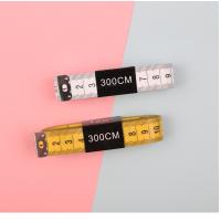 Buy cheap Double Scale Clothing Tape Measure 300cm 120 Inch Size Soft For Body Measuring product