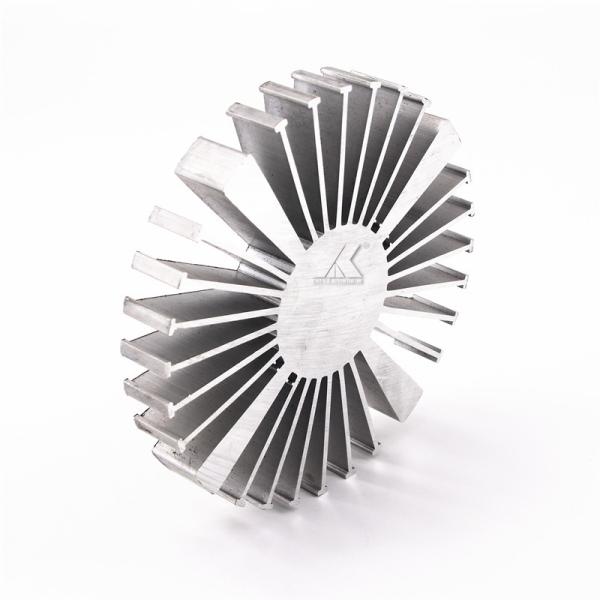 Buy cheap Extruded Round Heat Sink Aluminum Profile Metal 6063 from wholesalers