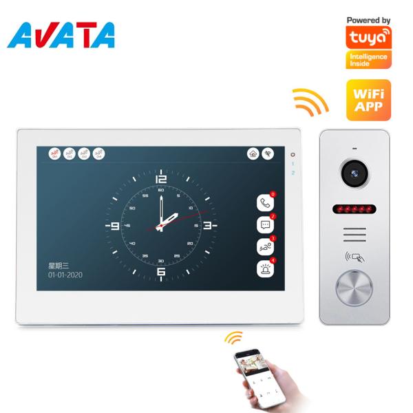 Buy cheap Ahd Smart Phone Tuya Video Intercom System Color Video Doorbell Villa Video Door Phones Remote Unlock from wholesalers