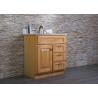 Buy cheap White Custom Bathroom Vanity Tops Narrow Square Single Sink Prefabricated from wholesalers