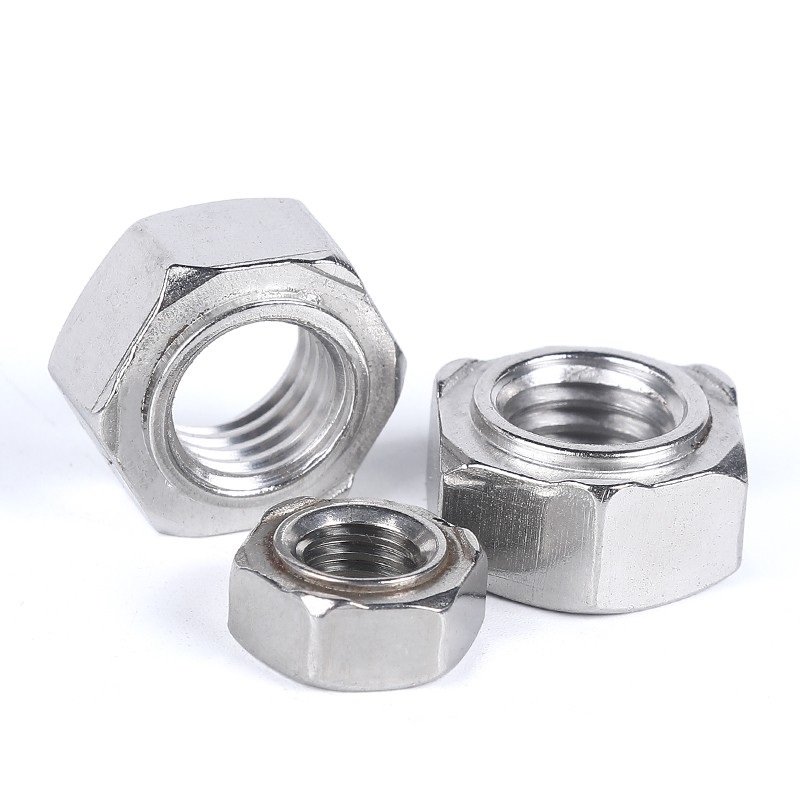 Automotive Industry Metric Measurement System 304 Stainless Steel Hexagonal Welded Nut