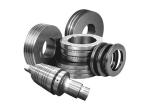 Impact Resistance Steel Guide Rollers , Groove Surface Tungsten Carbide Parts