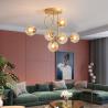 Buy cheap Modern Glass Ball Chandeliers for Dining Room Kitchen Living Room Bedroom Hanging modern led chandeliers(WH-MI-283) from wholesalers