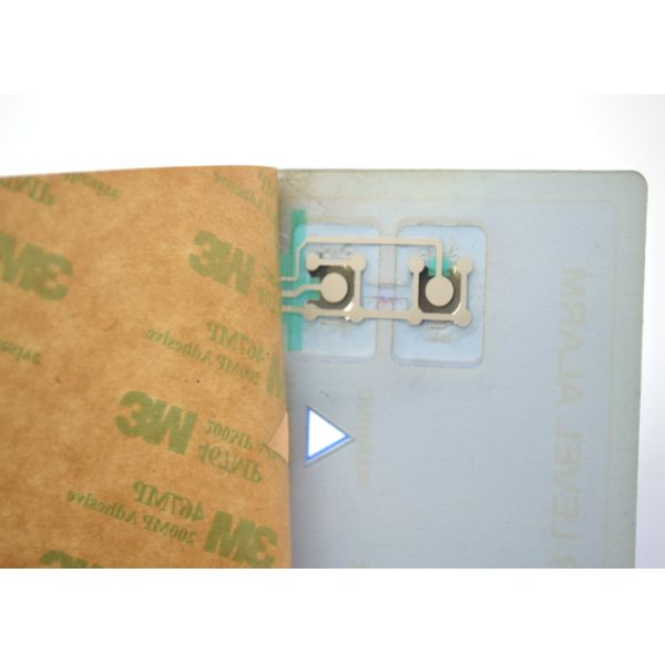 Two Button Metal Dome Membrane Switch Keyboard For Machine Scratch Resistant