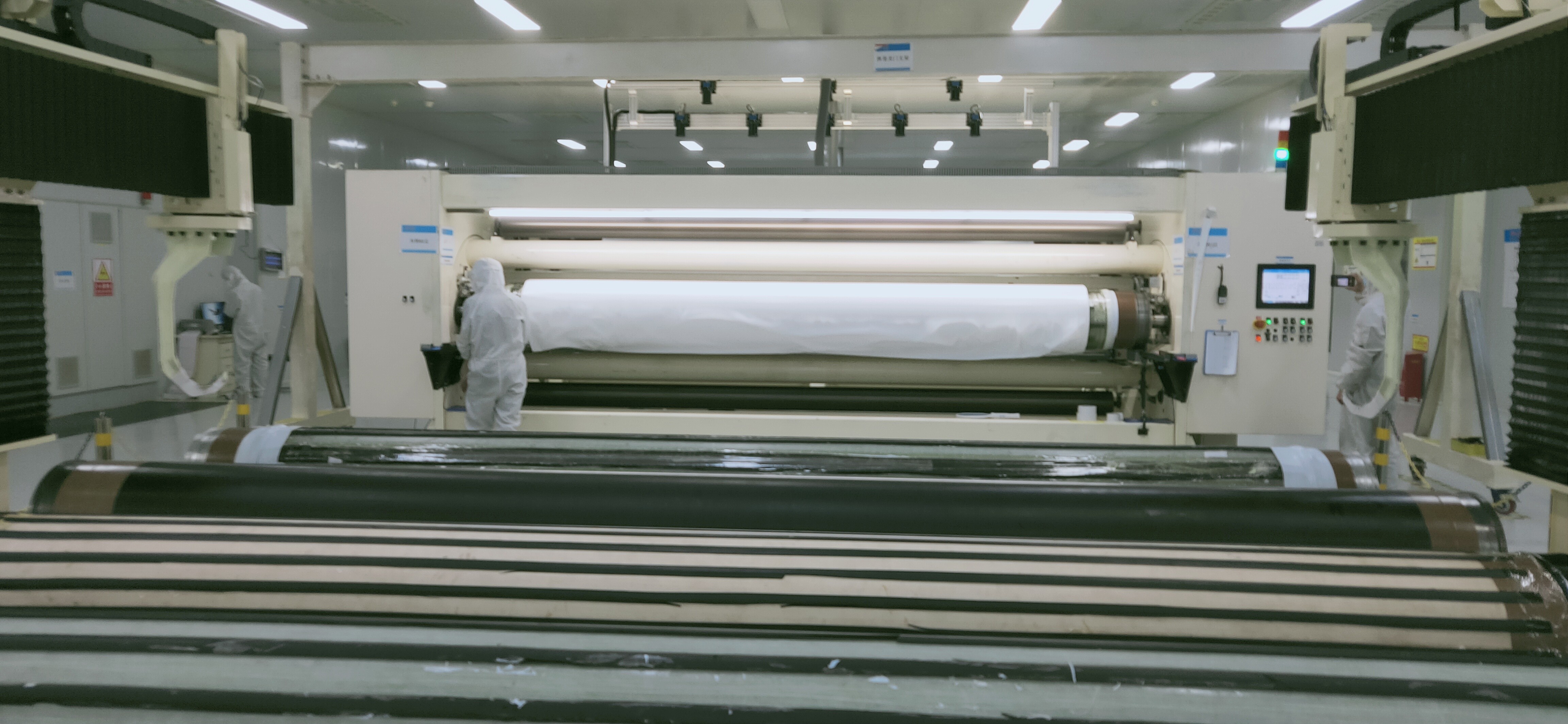 Optical Film 10N 5000mm Film Rewinder Machine , Automatic Rewinding Machine