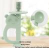 Buy cheap Cartoon Kara Shaped Baby Silicone Toothbrush Baby Food Grade Silicone Gum Baby Handheld Teeth Grinder from wholesalers
