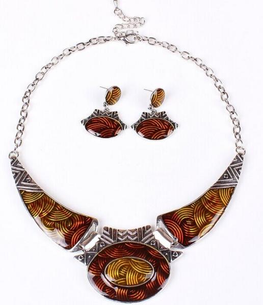 European and American popular models selling antique silver plated necklace