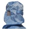 Buy cheap 5mm Stripe Polyester Carbon Fiber ESD Smocks Coats For Lab from wholesalers
