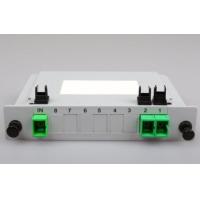 Buy cheap 1 2 Fiber Optic Splitter , G657A Cassette Plc Splitter SC APC product