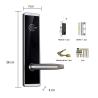 Buy cheap Smart Hotel Door Lock In Black Or Grey RFID Card Access Zinc Alloy Body from wholesalers