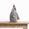 Buy cheap Custom Large Shoulder Tote Bag Purse Simple Unisex Large Capacity Grey Color from wholesalers