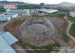 Huge 55m Diameter Geodesic Geo Shelter Dome Tent Strcuture For Big Event