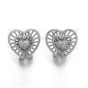 Buy cheap AAA CZ Silver 925 Jewelry Set 6.12g 925 Sterling Silver Earrings Set from wholesalers