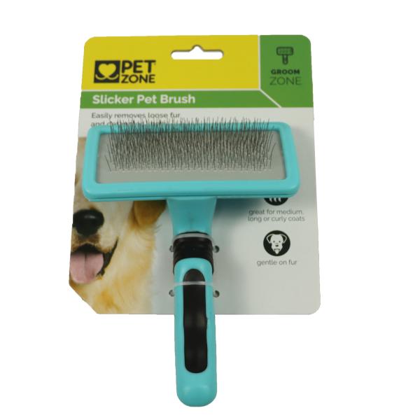 Buy cheap Anti-Static Dog Pet Self Cleaning Needle Comb Brush Square Head 175x125x40mm from wholesalers