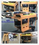 DC 220A Portable Welder Generator ARC Welding Diesel Fuel Type High Efficiency