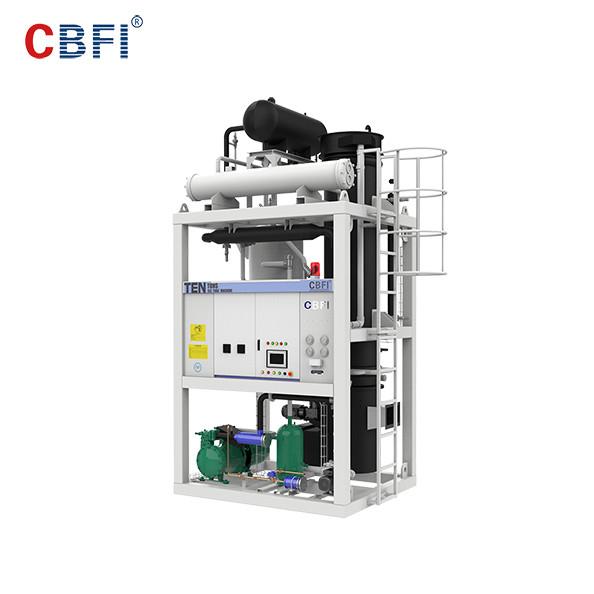 15 Ton High Output Industrial Tube Ice Maker Machine , Air / Water Cooled Ice