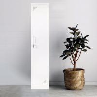 Buy cheap Nordic Style One Door Wardrobe With Mirror , Home Steel Wardrobe No Screws product