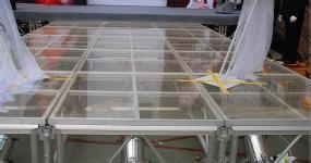 Buy cheap Portable Glass Acrylic Stage Platform For Performances 1.22 * 2.44M from wholesalers