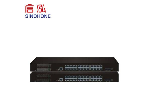 Buy cheap Enhanced Intelligent Fiber Optic Network Switch Energy Saving 370W 96 Mpps from wholesalers