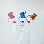 Full Silicone Straw Cover In 3D Design For Stanley Cup Tumblers 6-12mm Straw /
