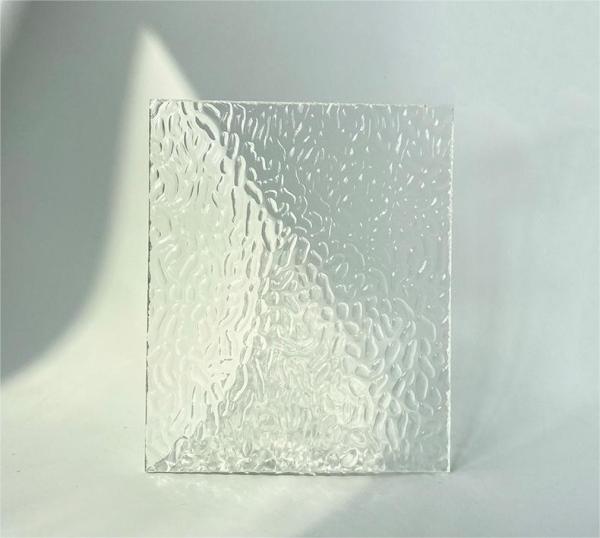 Buy cheap Chemical Resistance Stone Textured Clear V-Shaped Striped Acrylic Sheet in 6mm 10mm Thickness and Durable Design from wholesalers