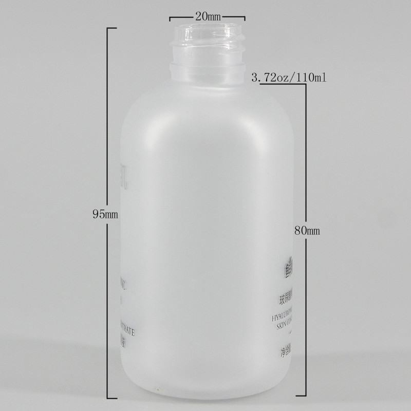 Frosted 3.72oz 100ml 110ml Face Cream Spray Bottle