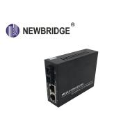 Buy cheap 10/100M optic Media Converter Dual Fiber Single mode with 2 RJ45 ports IP switch product