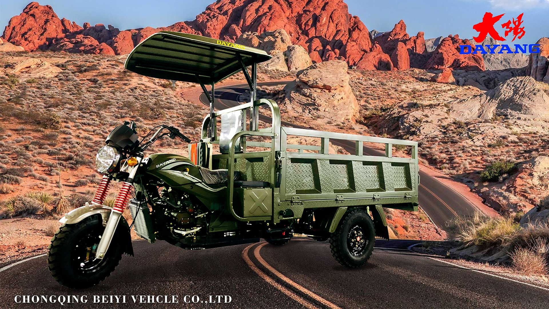 DAYANG 200cc/250cc/300cc Cargo Tricycle for Passenger Transport in Tanzania and Africa