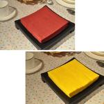 Sunshine Yellow 2 Ply Dinner Napkins , 50 Pack Paper Style Napkins