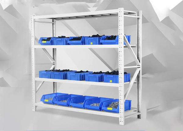 Buy cheap Odm Heavy Industrial 0.3mm Warehouse Steel Shelving 2m Height from wholesalers