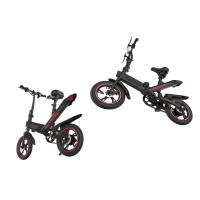 Buy cheap Portable Electric City Folding Bike 14 Inch Pneumatic Tire Max Speed 25KM / H product