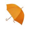 Buy cheap Pongee Fabric Metal Frame Ladies Rain Umbrella Automatic Orange Color from wholesalers