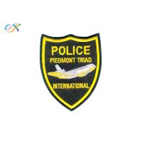 Buy cheap Professional Police Embroidered Patch Iron On Backing For Uniform Garments product
