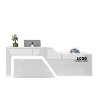 Buy cheap Salon Reception Desk Mall Shop Display Counter Pedestal For OEM ODM Usage product