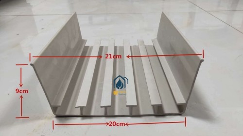 PVC Substrate Planting Gutter Hydroponics For Strawberries And Tomatoes Planting