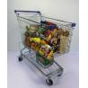 Buy cheap 240L Powder Coated Grocery Shopping Trolley Carbon Steel Q195 Retail Shopping Trolley from wholesalers