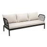 Buy cheap 680mm Height 730mm Depth White Rattan Sofa , Rattan Patio Corner Sofa UV Protection from wholesalers