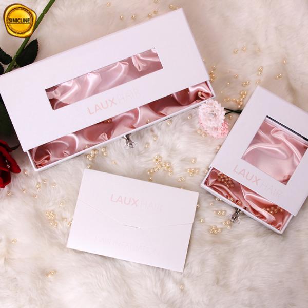 Buy cheap 12cm Foldable Packaging Box For Full Set Hair Extension Wigs from wholesalers