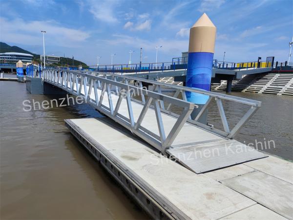 Buy cheap Aluminum Dock Gangway Handrail Marine Dock Ramps For Floating Dock from wholesalers