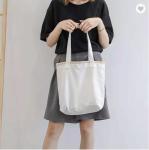 16Oz Nonwoven Plain Canvas Tote Bags Reusable Shopping Bag Logo Printed