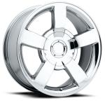 6x5.5 +30 Chevy Tahoe Replica Wheels Silver 22 Inch Rims For Chevy Silverado