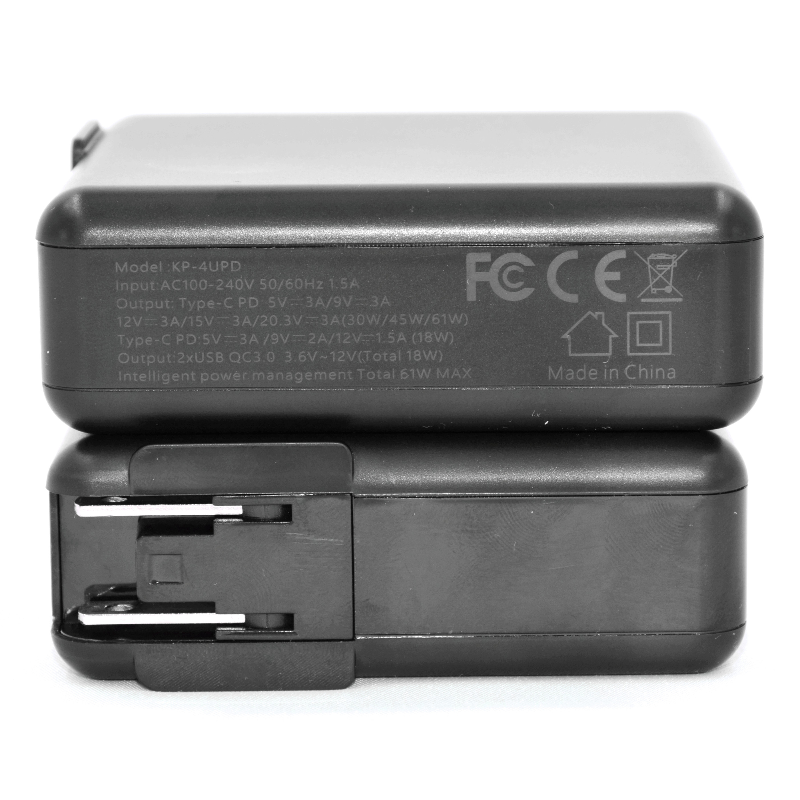 Multi Port 61W Travel Laptop Global Multi Port USB Chargers