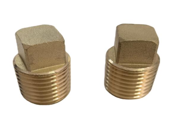 Buy cheap 1/2" NPT Male Brass Tube Fitting Square Head Plug Solid from wholesalers