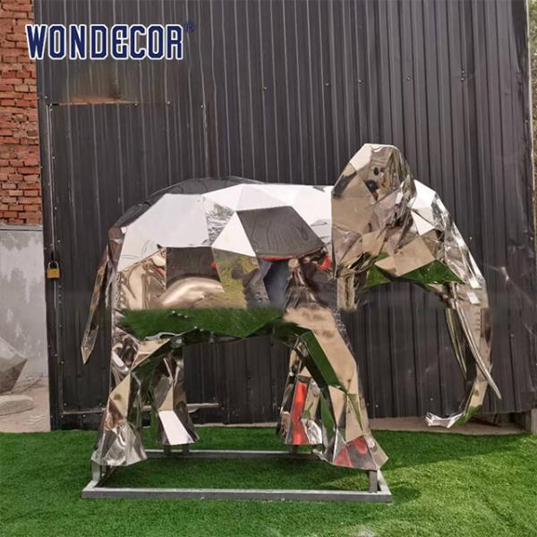Buy cheap Forging Abstract Ss Sculpture Geometry Elephant from wholesalers