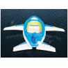 Buy cheap Blue 0.9mm PVC Tarpaulin Big Inflatable Water Toy Floating Airplane from wholesalers